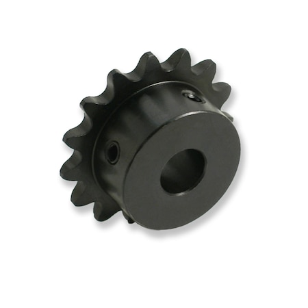 Sprocket, 3/8-in. Pitch, 15 Hardened Teeth, 1/2-in. Finished Bore With Set Screws, No Keyway